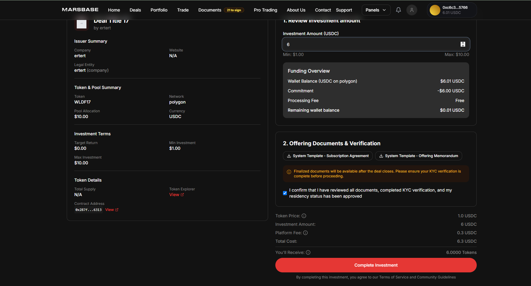 Payments & Settlement additional features